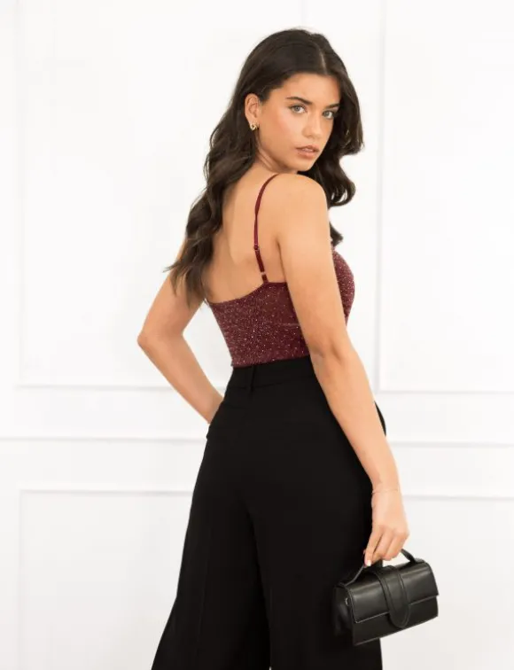 Lorien glitter body bordeaux