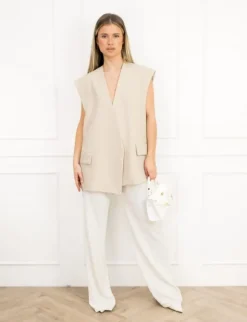 Lottie gilet beige