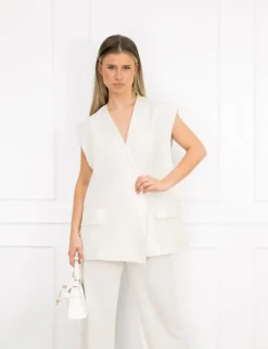 Lottie gilet wit