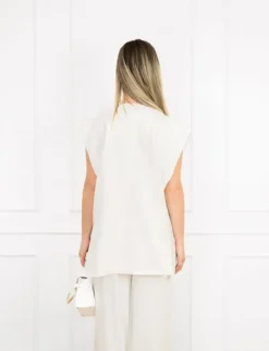 Lottie gilet wit