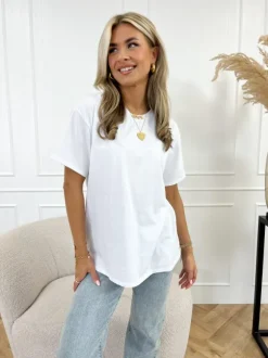 Louelle t-shirt wit