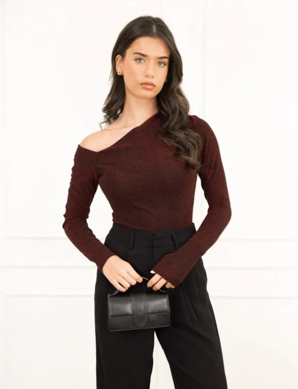 Lune top rood