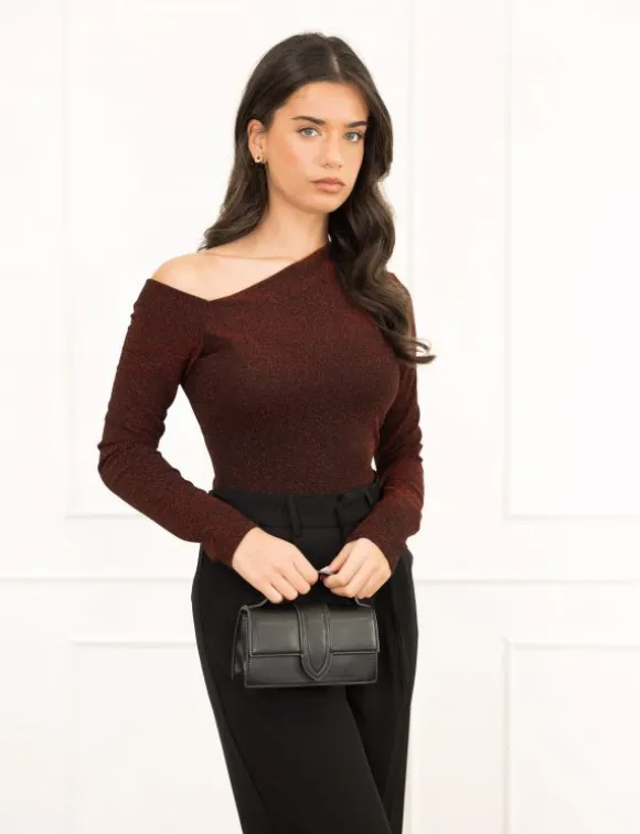 Lune top rood