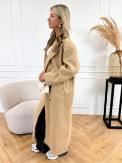 Lydia mantel jas camel