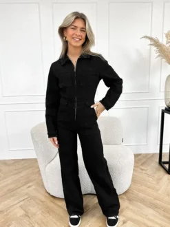Lyla jumpsuit zwart