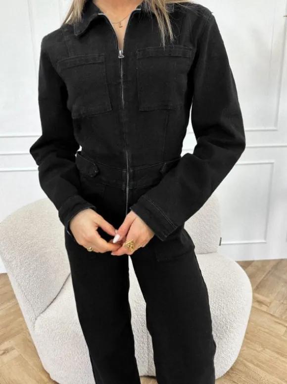 Lyla jumpsuit zwart
