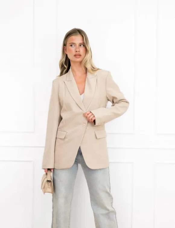 Macy blazer beige