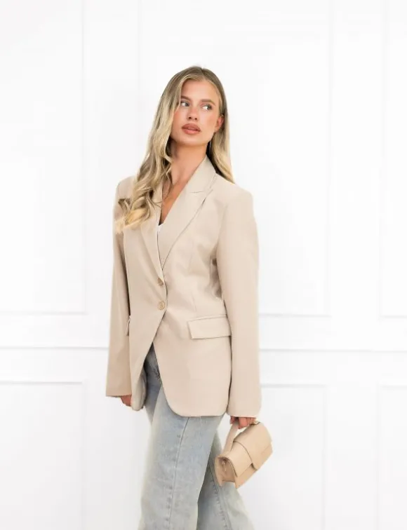 Macy blazer beige