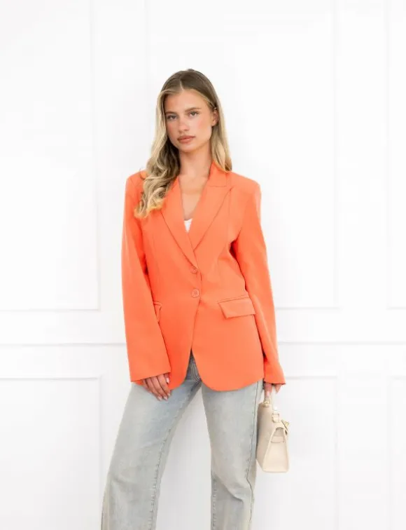Macy blazer oranje