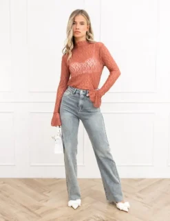 Maeve top oud roze