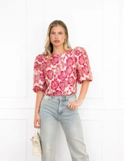 Manouk top fuchsia