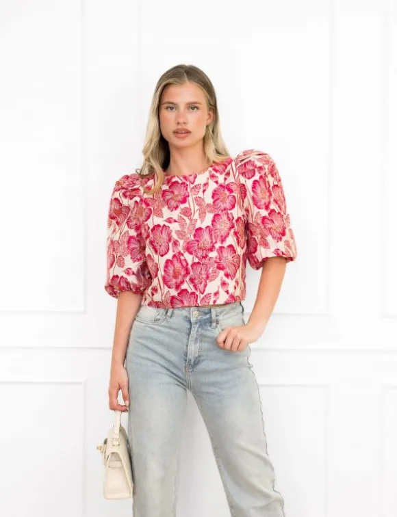Manouk top fuchsia