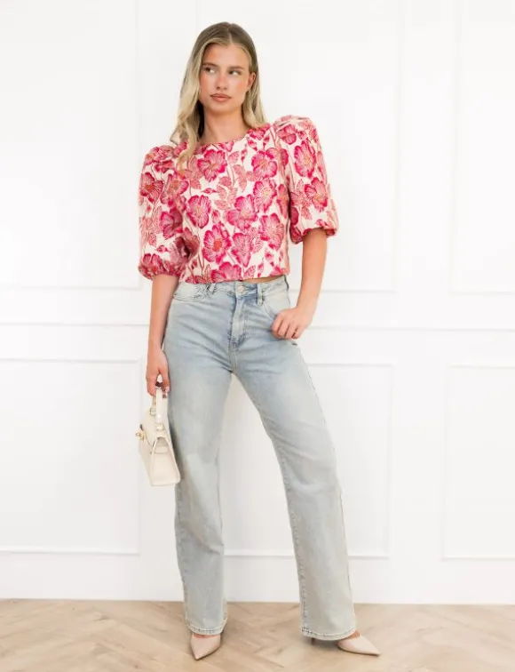 Manouk top fuchsia
