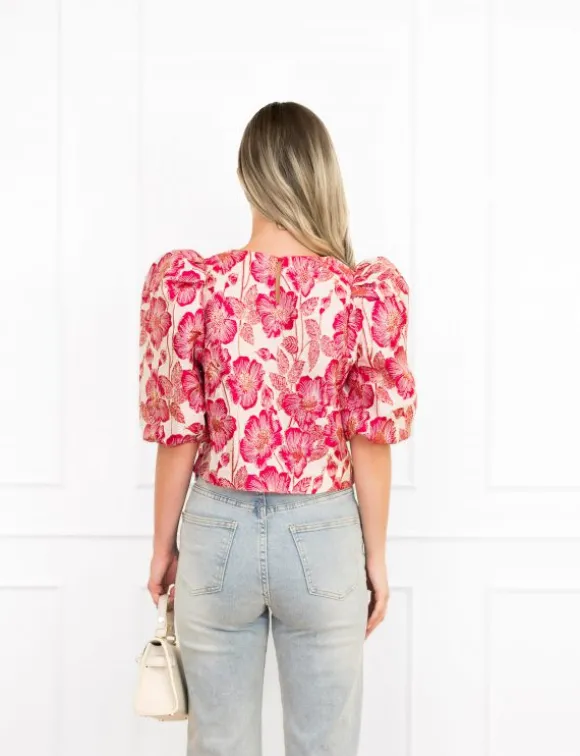 Manouk top fuchsia