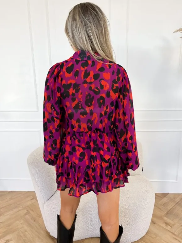 Maren skort paars