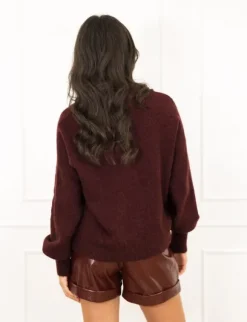 Maura trui bordeaux rood