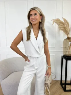 Mayra gilet beige