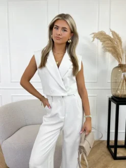 Mayra gilet beige