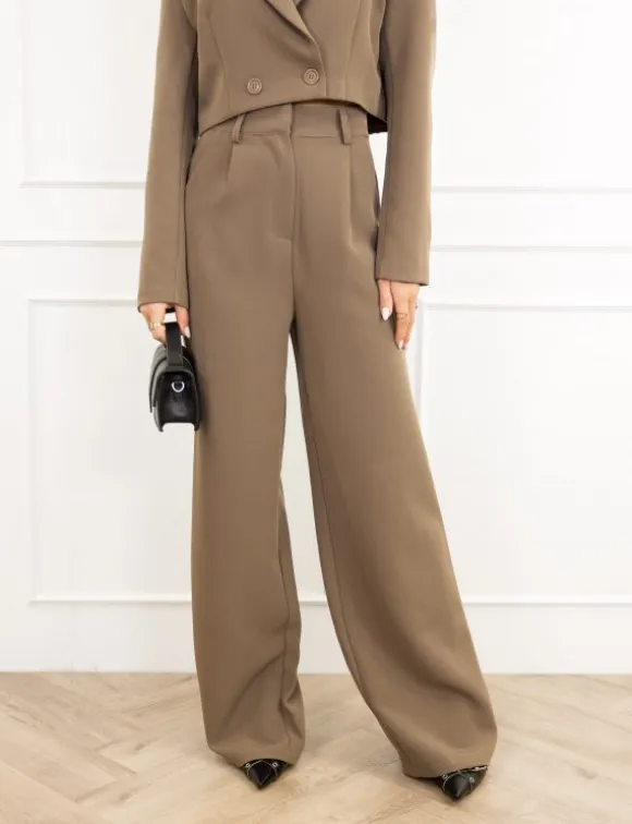 Mayra pantalon bruin