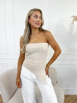 Meike top beige