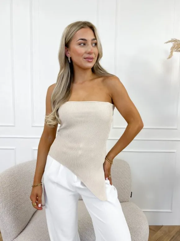 Meike top beige