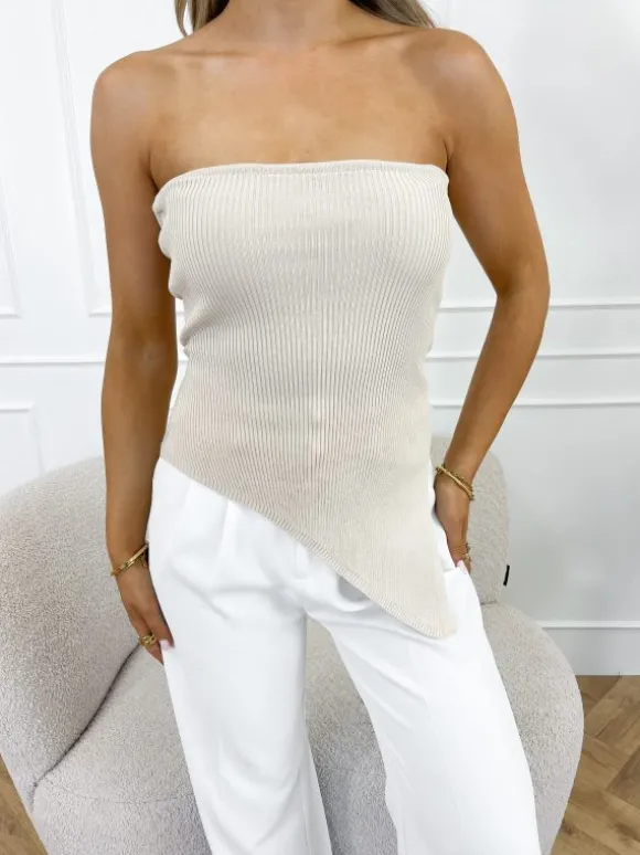 Meike top beige