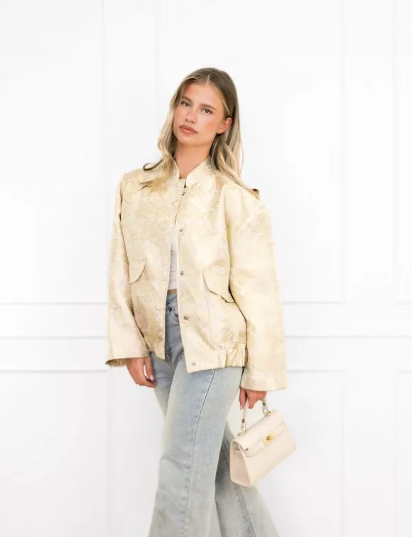 Melanie bomber jacket geel