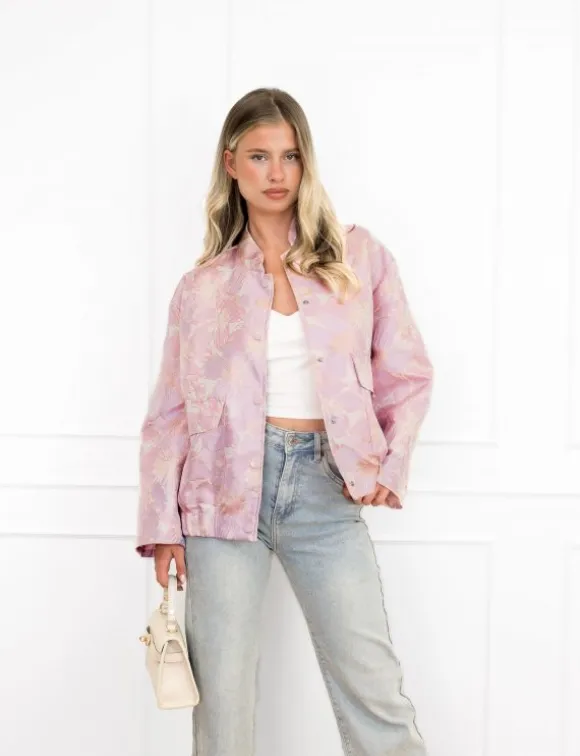 Melanie bomber jacket roze