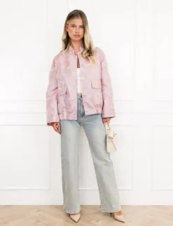 Melanie bomber jacket roze