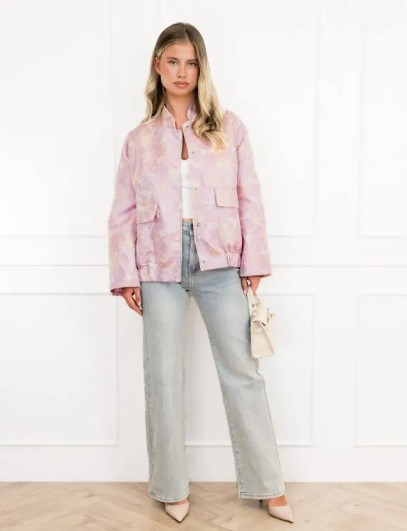 Melanie bomber jacket roze