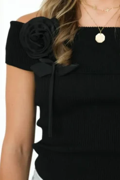 Melin top zwart