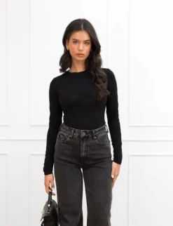 Melina top zwart