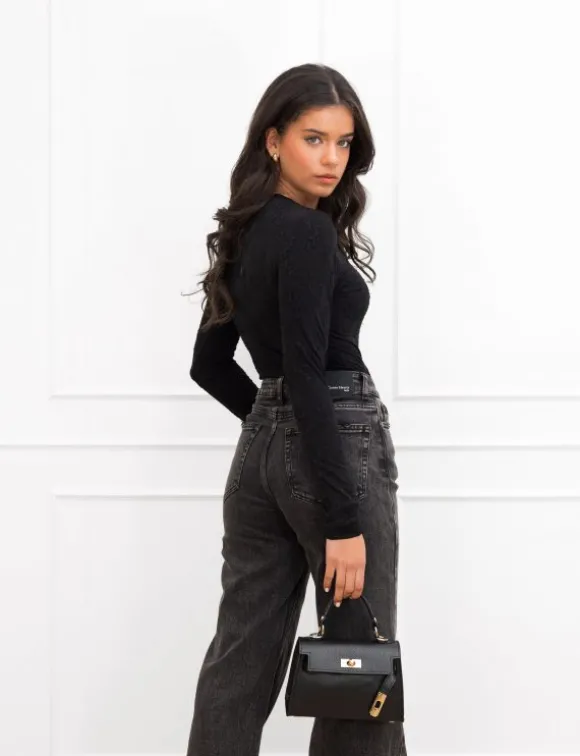 Melina top zwart