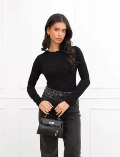Melina top zwart