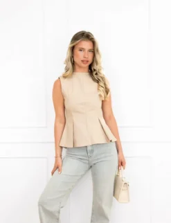 Melissa top beige