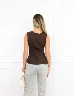 Melissa top bruin