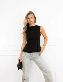 Melissa top zwart