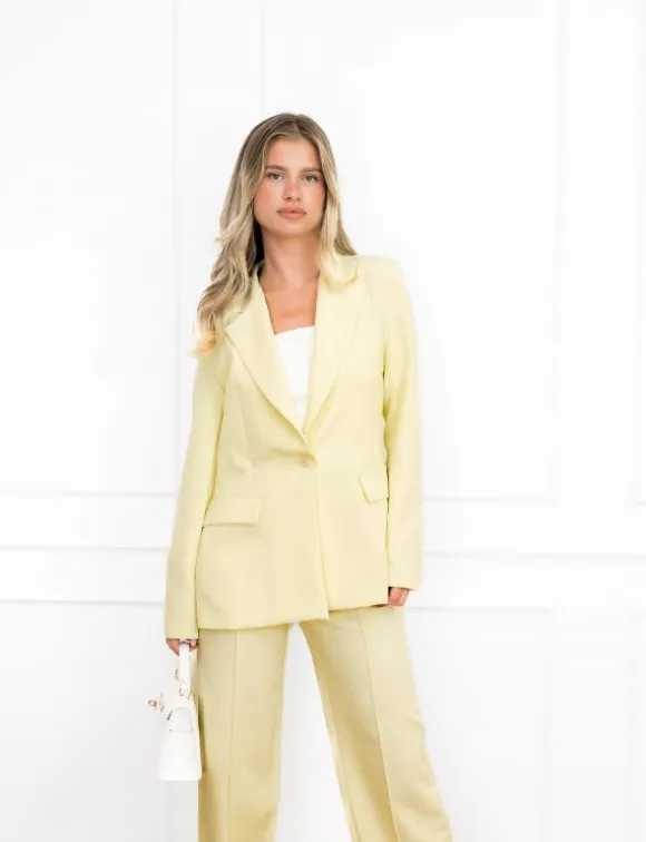 Mila blazer geel