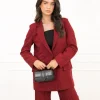 Miley strass blazer bordeaux