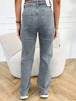 Mirella wide leg jeans grijs