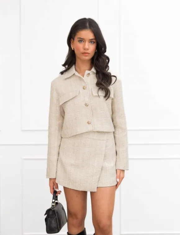 Mirte skort beige