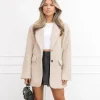 Molly blazer licht beige