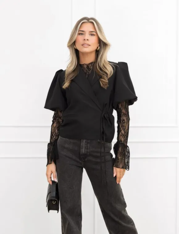 Neva blazer zwart