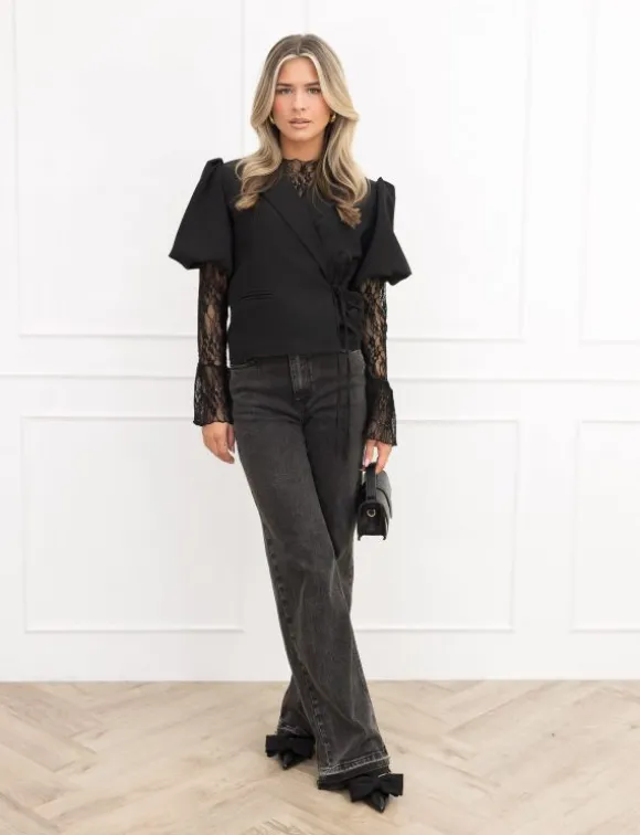 Neva blazer zwart