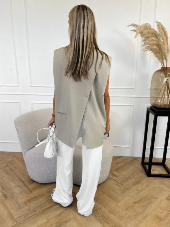 Nika gilet beige
