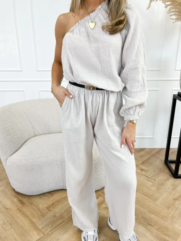 Noor jumpsuit beige