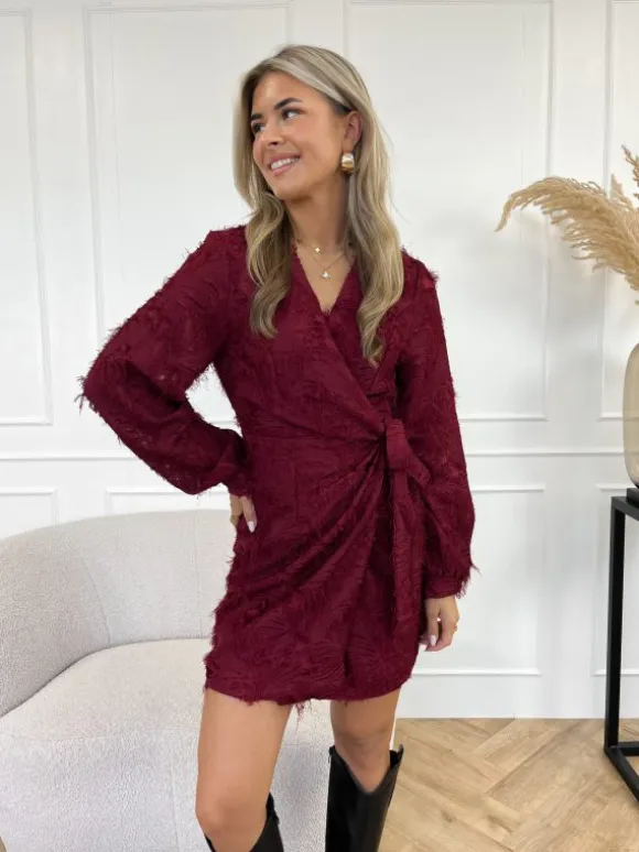 Nova jurk bordeaux