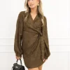 Nova jurk bruin