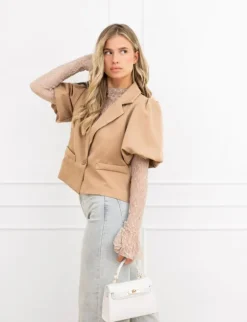 Nykee blazer camel