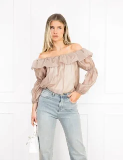 Nyla top taupe